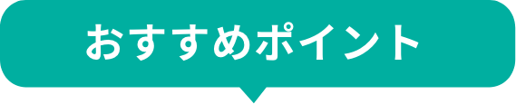 おすすめポイント